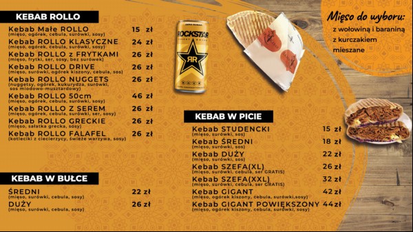 Samir Kebab- menu 2 - luty 2025
